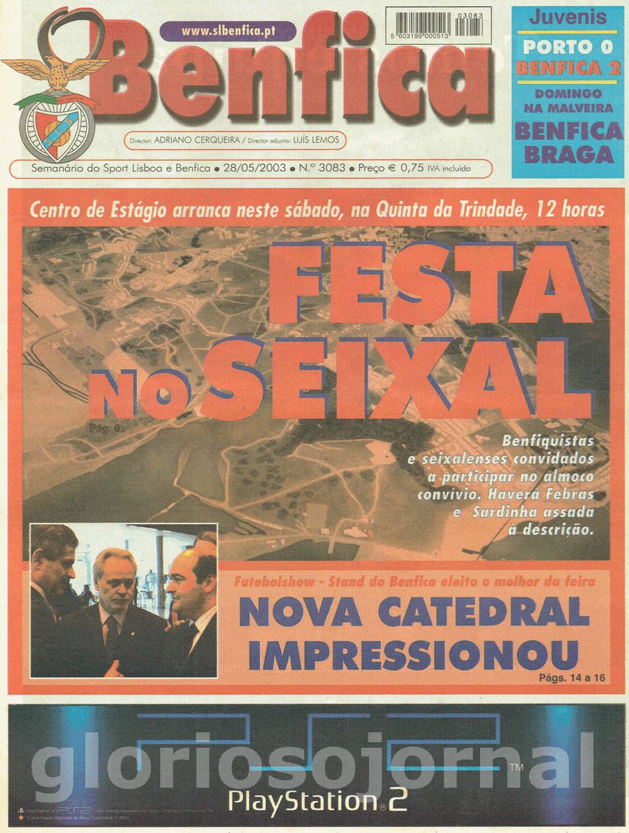 jornal o benfica 3083 2003-05-28